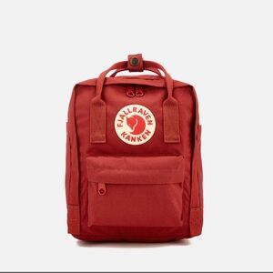 Fjallraven Mini Kanken Backpack in Ox Red